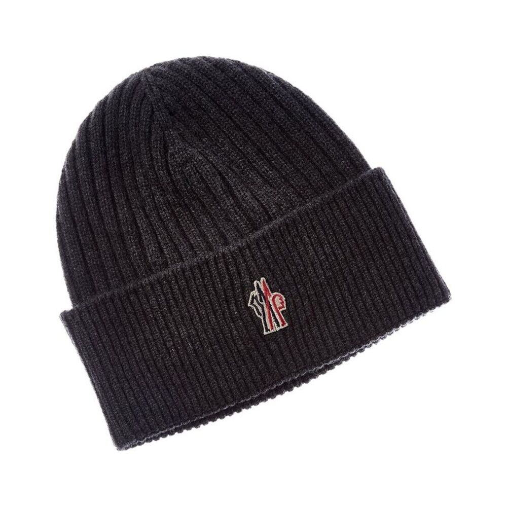 Moncler Womens  Cashmere Beanie, Grey